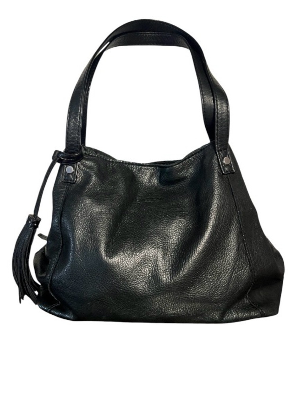 American Leather Co Black Leather Bag Liberty Shopper slouchy and soft Shopper